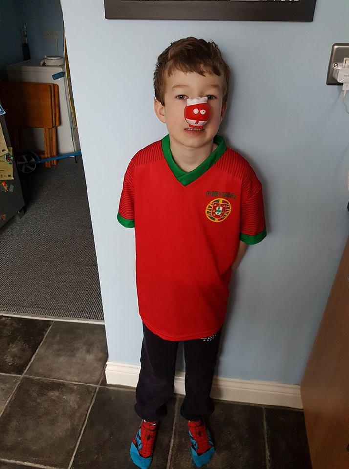 Karen Hughes sent us this Red Nose Day picture