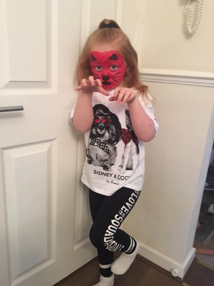  Sarah Lansley sent us this Red Nose Day picture