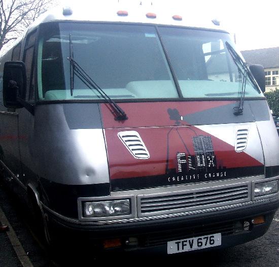 The Swindon Flux Mobile. Picture by Chloe Peirce, 15, Ridgeway School.