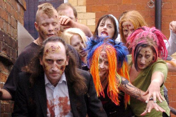 Local people became the undead for the comedy horror film Afternoon of the Rat Faced Zombies
