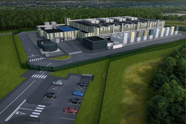 How the new data centre in Burderop could look