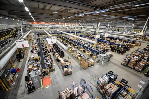 Swindon Advertiser: Inside an Amazon factory in the UK