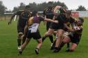 Marlborough rugby’s Tom Elbrow in action     Photo: Leila Nairne
