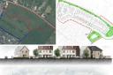 The layout of an approved 70 house development  north of Malmesbury has been revealed