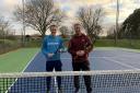 Tennis coaches Martin and Jon