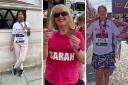 Norja Richardson, Sarah Parfitt and Gail Folland all ran the London Marathon for Brighter Futures, the charity for Swindon's Great Western Hospital