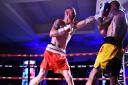Swindon's Tom Brennan in action during a previous fight