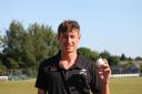 Wiltshire bowler Josh Croom after his five-for against Staffordshire