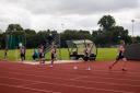Swindon Harriers in Wessex Young Athletes League action at the County Ground