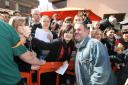 Chris Moyles meets fans at the Sir Daniel Arms ahead of the 2009 Big Weekend in Swindon