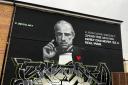 The new mural depicts Marlon Brando from The Godfather film.