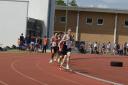 Swindon Harriers' Al Virgilio leading an 800m race
