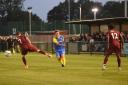 Match action from Royal Wootton Bassett Town's 1-0 victory over Mangotsfield United in the Hellenic League Premier Division