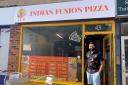 Kartheek Naraharisetty outside his Indian Fusion Pizza restaurant in Havelock Street.