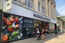 Swindon town centre's M&S pictured on its final day.