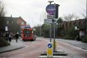 The Penzance Drive bus lane in Swindon Photo: Thomas Kelsey