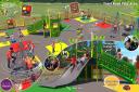 What the new play park at Trent Road, Haydon Wick will look like