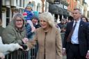 Queen Camilla meets crowds in Old Town on visit to Swindon