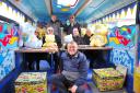 The colourful children's play bus which is now set to lift spirits for children in Ukraine Photo: Dave Cox
