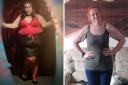 Before and after Tanya Miller's 13.5 stone weight loss