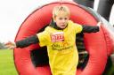 Bounce, run and jump your way round the UK's largest inflatable obstacle course to support Child Bereavement UK