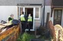 Officers attended an address in Calne to execute a drugs warrant