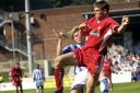 England midfielder James Milner in action whilst on loan at Town