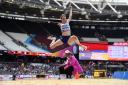 Urchfont's Polly Maton jumps towards a World Para Athletics silver medal in London in July