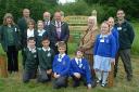 Mayor of Bromley, Councillor George Taylor, officially opened the wood along with youngsters from local schools.