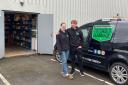 Sonny Saunders and Milly Arkle say business has been great this week at the new shop.