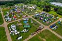 A drone shot of the Costessey Fete at the Norfolk Showground Picture: DA Drones