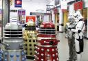 Daleks, Cybermen and Stormtroopers at the Space Station Pudsey 2 event 20 years ago