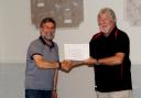 Royal Wootton Bassett Camera Club’s 40th anniversary competition winner receives his prize