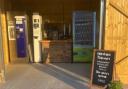A new milk vending machine station near Swindon