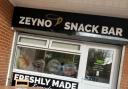 The new shopfront of Zeyno's Snack Bar in Liden Village