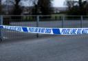 A police cordon was put in place on Sunday.