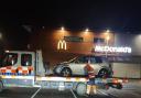 The arrest was made at the McDonald's restaurant on Great Western Way in Bridgemead, Swindon.