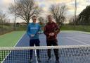 Tennis coaches Martin and Jon