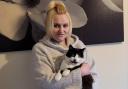 Misty McGailey was reunited with JessyBell after eight weeks of the cat being lost.