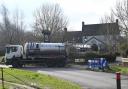 Tankers have been called to Haydon End after another issue with a burst sewer.