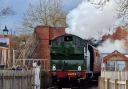 One of the steam locomotives in action at Blunsdon recently Picture: Anna Henson