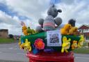 The latest post box display in Swindon encompasses the themes of Easter.