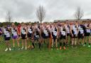 Swindon Harriers men at an Oxfordshire League Road Relay