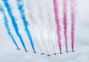 The Red Arrows will be flying over Wiltshire on Thursday evening.