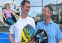 Milo and his dad Jim played padel tennis for over 18 hours, for his sister Poppy.