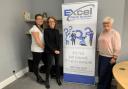 Excel Payroll Solutions managing director Sarah Winterflood (centre) with mum Lorraine (right) and colleague Emma Cudmore (left)