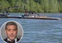 George Clooney's (inset) latest directorial effort The Boys in the Boat was filmed in Wiltshire. It's out in cinemas this week.