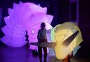 Luma the inflatable robot snail