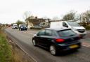 Swindon Road A3102 crash causes slow traffic
