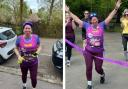 Sarah Moyles completed 26 miles of laps around the Town Gardens to fundraise for kidney research